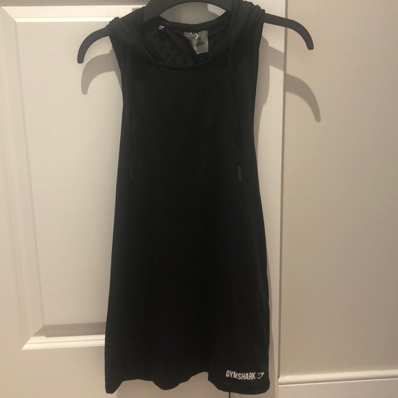 Gymshark Tops - Black Gymshark hooded tank